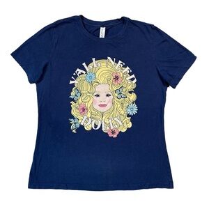 Y’all Need Dolly Graphic Sparkly T-shirt